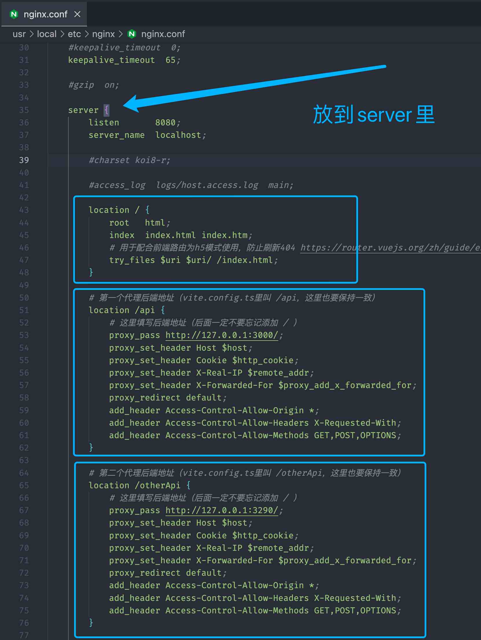 nginx-config